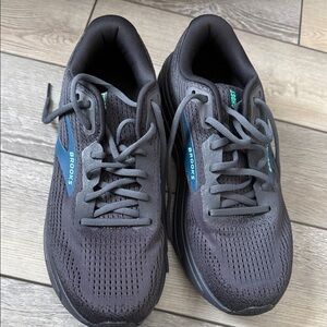 Brooks Black and Gray Athletic Shoes